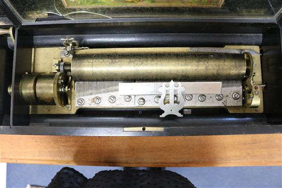 A Swiss six air musical box